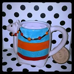 Llama figural mug